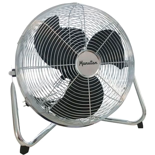 chrome desk fan