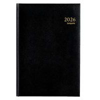 Agenda diaria Minister negra de 22 x 16 cm - Año 2025
