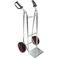 Carretilla de aluminio para 200 kg - Ruedas a prueba de pinchazos - Manutan Expert
