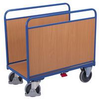 Carro ergonómico con 2 adrales de madera - Capacidad 500 kg