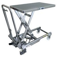 Mesa elevadora móvil de acero inoxidable- Carga de 150 a 250 kg