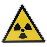 Señal de peligro - Materias radioactivas - Aluminio - 200 mm