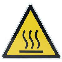 Señal de peligro - Superficie caliente - Aluminio