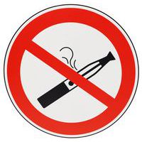 Señal de prohibición de vapear - PVC - Manutan Expert