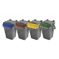 Papelera de reciclaje de plástico - 35 L - Mobil Plastic