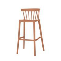 Taburete apilable Windson - Juego de 4 - Veba