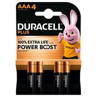 Pila alcalina AAA Plus Powerboost - 4 unidades - Duracell