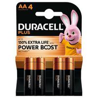 Pila alcalina AA Plus Powerboost - 4 unidades - Duracell