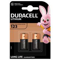 Pila de litio CR123 - Pack de 2 - Duracell