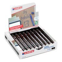 Marcador permanente negro Edding 2000C - Eco Pack