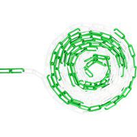 Cadena plástica en bolsa - Blanco/verde