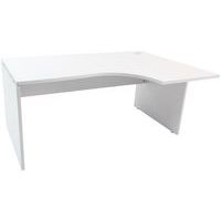 Mesa de oficina compacta - Base CON panel - Gris - Manutan Expert