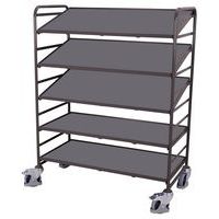 Carro con bandejas para cajas norma Europa - Capacidad 250 kg