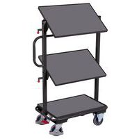 Carro con bandejas para cajas norma Europa - Capacidad 200 kg