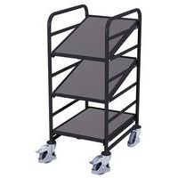 Carro con bandejas para cajas norma Europa - Capacidad 200 kg