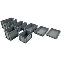 Caja conforme a la norma Europa - De 300 a 600 mm de largo - De 12 a 64 L - Manutan Expert