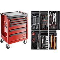 Carro auxiliar de 6 cajones con composición de herramientas V5 - Facom