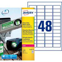 Etiqueta autoadhesiva ultrarresistente blanca - Impresión láser