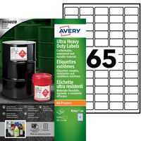 Etiqueta extrema de polietileno - Impresión láser, inyección de tinta, copiadora