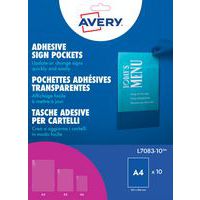 Funda adhesiva de pared transparente - Avery