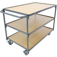 Carro con asa horizontal - Capacidad 250 kg - Manutan Expert