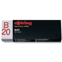Goma Rapid-Eraser B20 - Juego de 20 - rOtring®