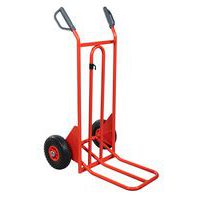 Carretilla acero - Ruedas a prueba de pinchazos - Pala replegable – Capacidad 250 kg