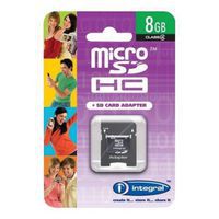 Tarjeta de memoria micro SDCH Integral - 8 Gb
