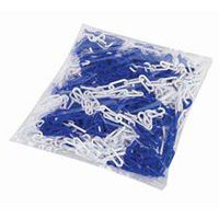 Cadena plástica en bolsa - Azul/Blanco