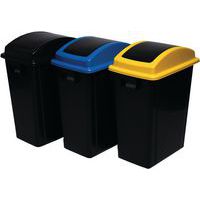 Cubo de basura de plástico 70 % reciclado - 40 L - Probbax