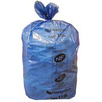 Bolsa de basura reciclable - Para papel - 110 L - Azul