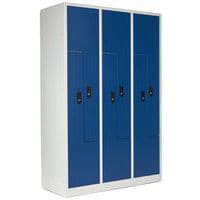 Taquilla puerta L metal, Tipo de guardarropa: Puerta en L, Material: Acero, N.º casillas/columna: 2