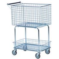 Carretilla de rejillas - 2 bandejas - Capacidad hasta 100 kg