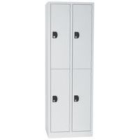 Vestuario de varios compartimentos con perchero Modulo, Tipo de guardarropa: Con ropero, Material: Acero