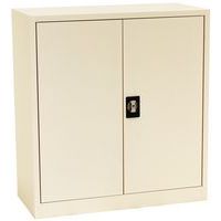 Armario con puertas batientes, Altura total: 100 cm, Anchura total: 92.5 cm