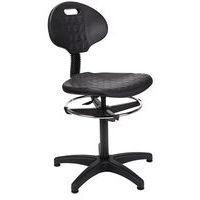 Silla de taller ergonómica - Alta - Manutan