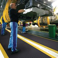Alfombra ergonómica de gama alta con superficie de burbujas - Notrax