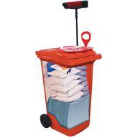 Kit de absorbentes en contenedor móvil de 260 l Ikasorb®