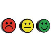 Lote de 5 placas magnéticas Smiley