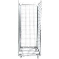 Roll-contenedor de seguridad - Base de acero cincado - Capacidad para 400 kg - Manutan