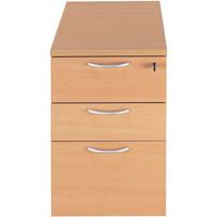 Cajonera fija de madera - Haya - Manutan