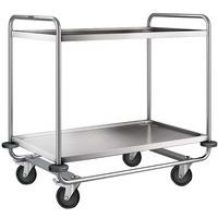 Carro de acero inoxidable - 2 niveles - Carga 200 kg