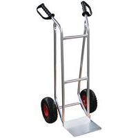 Carretilla de aluminio para 200 kg - Ruedas a prueba de pinchazos - Manutan