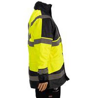 Parka de alta visibilidad Skollfield amarillo fluorescente/azul marino - Sioen