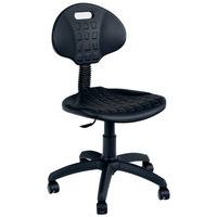 Silla de taller ergonómica - Baja - Manutan