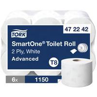 Papel higiénico Tork Advanced Smart One - Rollo - T8
