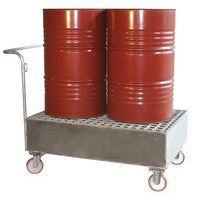 carro colector galvanizado 2 bidones carro colector galvanizado 2 bidones