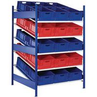 Estantería Kanban caja norma Europa + 30 cajas norma Europa - Schulte