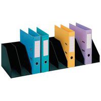 Clasificador vertical con separadores fijos para armarios - Negro - Paperflow