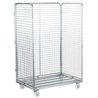 Roll-contenedor maxi con 3 adrales - Capacidad 600 kg - Manutan